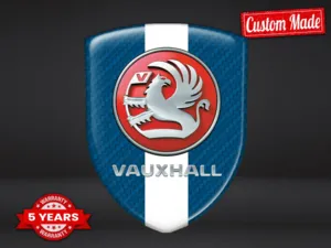 Vauxhall Autocollant Bombé Qualité Pro Personnalisable